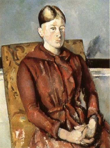 Paul Cezanne Madame Cezanne au fauteuil jaune Germany oil painting art